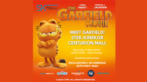 Meet Garfield at Ster-Kinekor