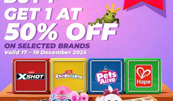 TK Buy 1 Get 1 At 50% OFF