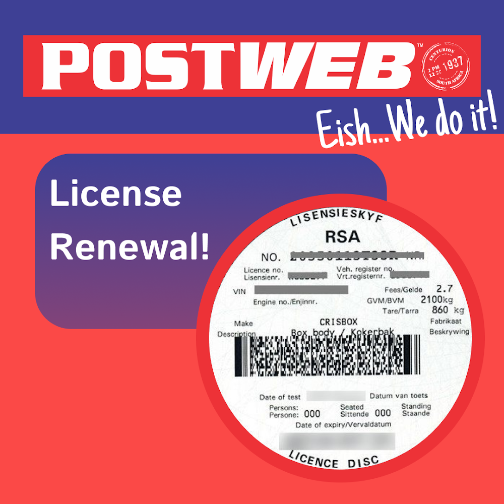 Licence Renewal now available | Centurion Mall