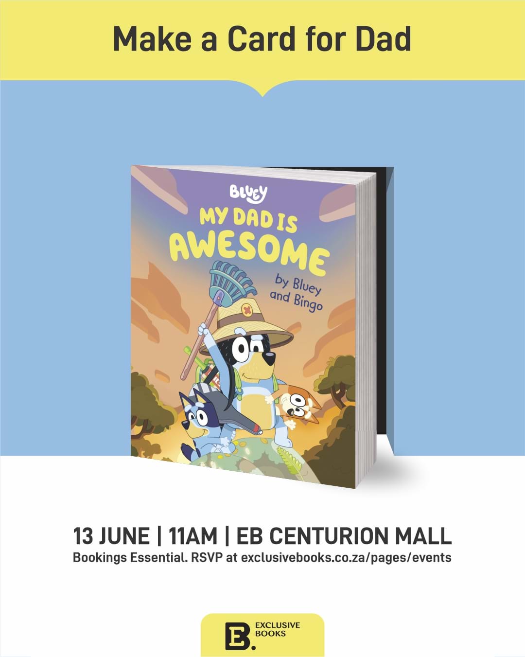 Make a Card for Dad: Bluey!