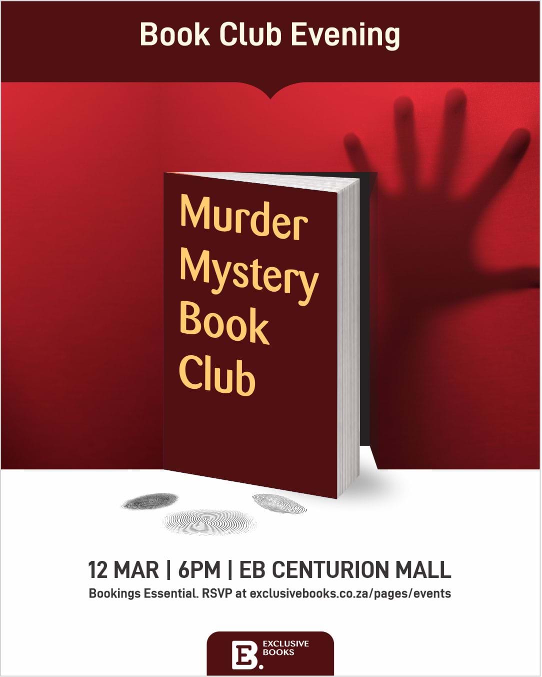 Murder Mystery Book Club Evening