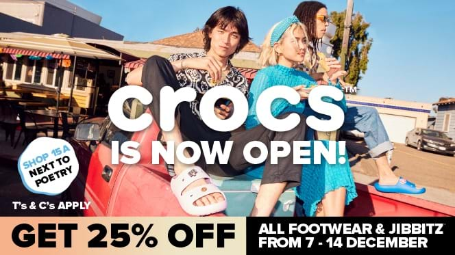 CROCS is Now Open