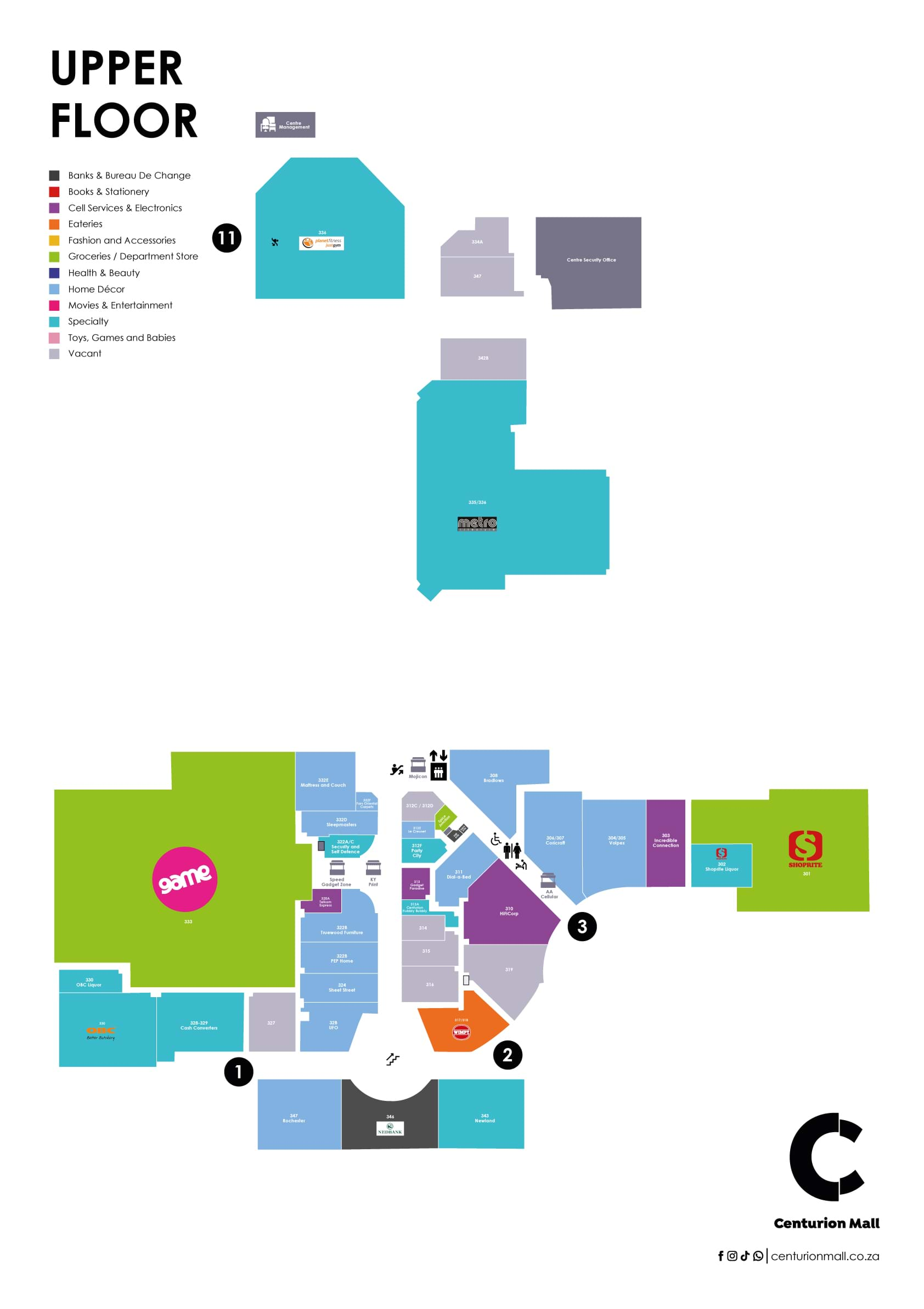 Centurion Mall Mall Map Design 08 01 2025 03