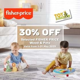 TK 30% OFF Fisher Price Social Poster (1080 X 1080 Px)