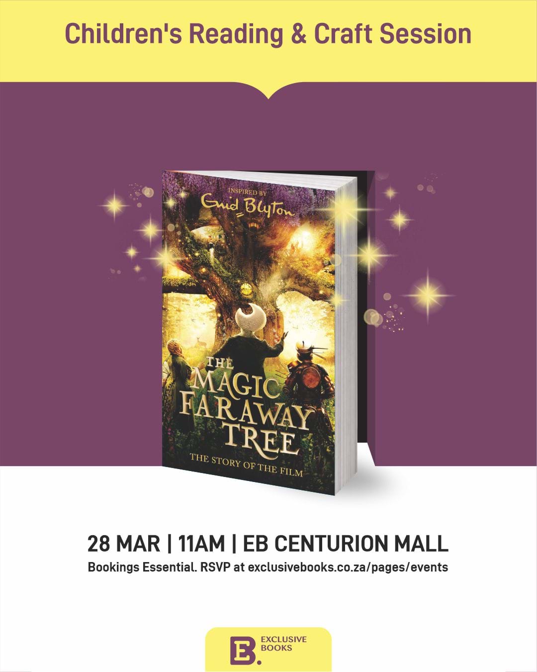 Children’s Reading & Craft Session: The Magic Faraway Tree (Movie Tie-In)! 🌳📚✨