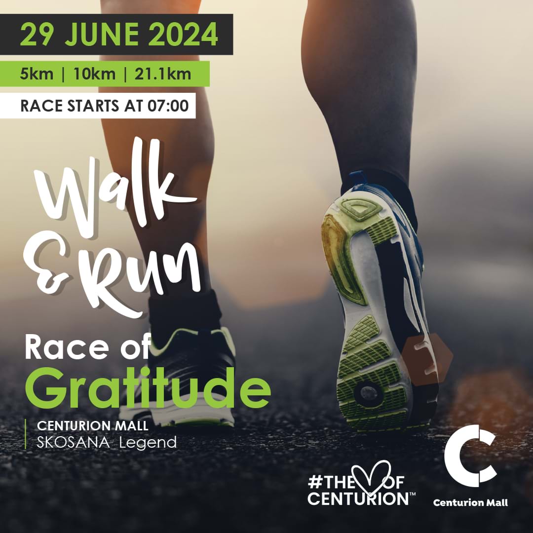 Join the Race Of Gratitude in #theheartofcenturion